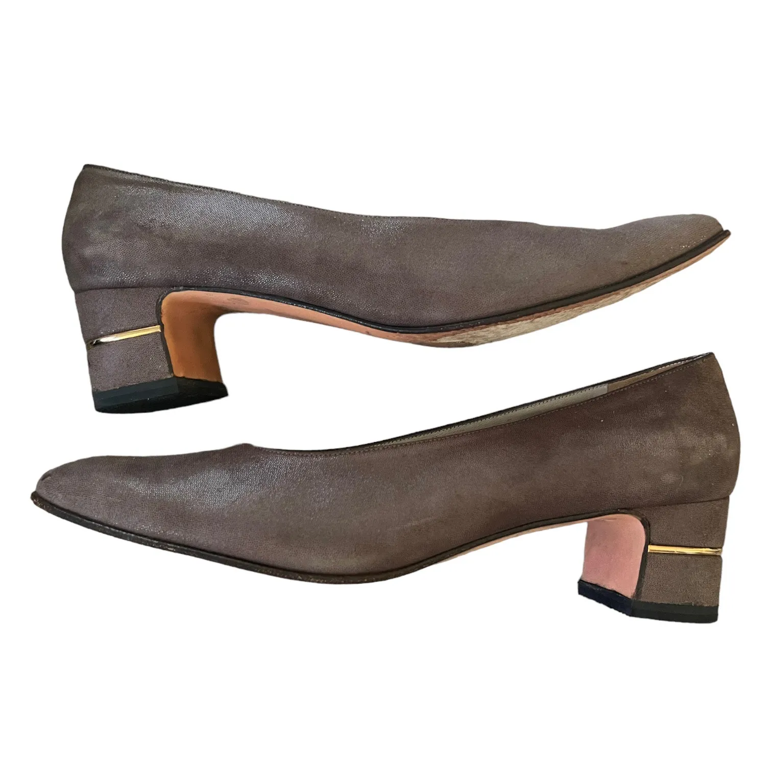 Salvatore Ferragamo Brown Block Heels Size 8.5 - Image 6