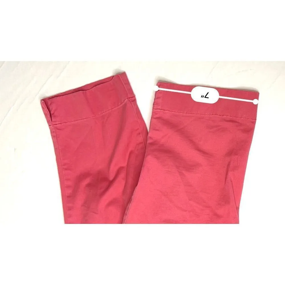 Vineyard Vines Pink‎ Stretch Low Rise Cropped Chino 4 Colorful Casual Preppy - Image 7