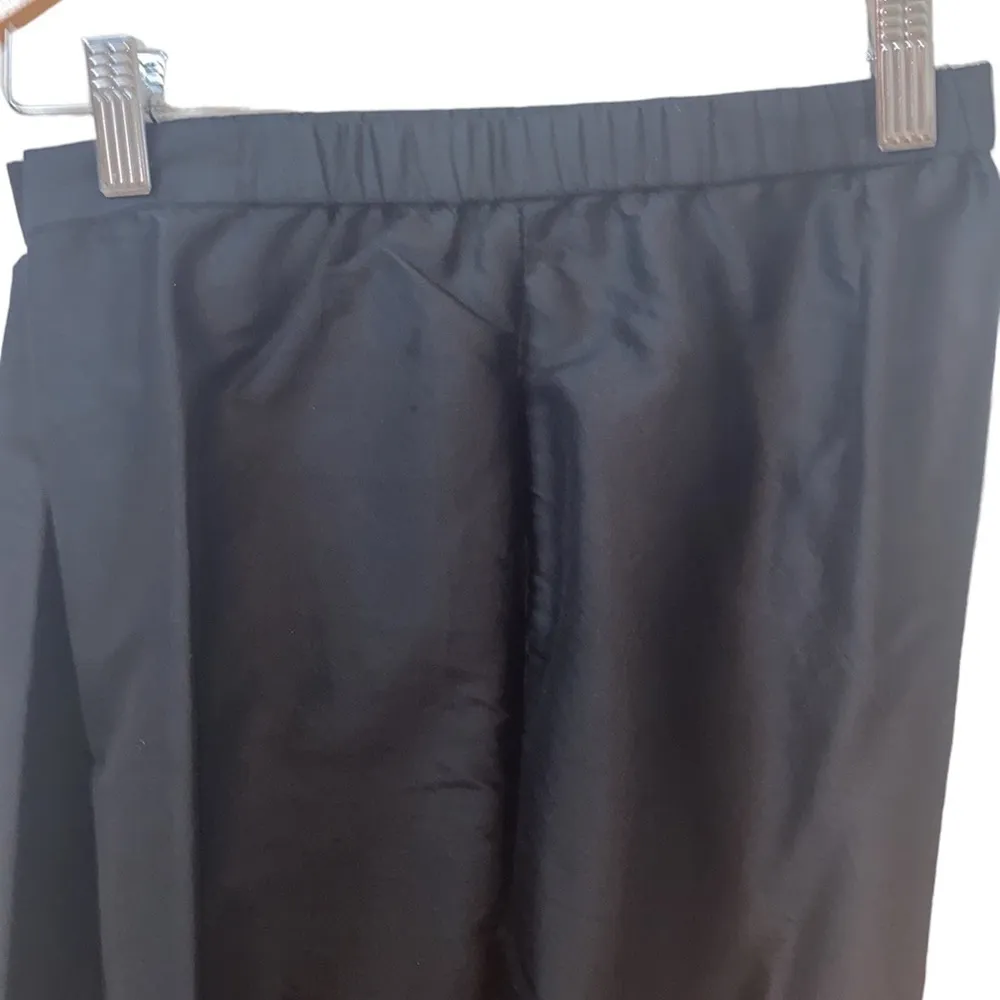 Neiman Marcus midnight blue/black cotton/ wool jacket /💯 silk black pants.SizeM - Image 11