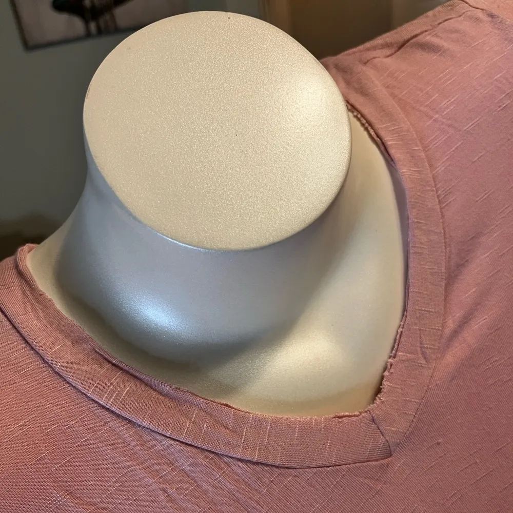 Raw hemmed high low dressy shirt - Image 4