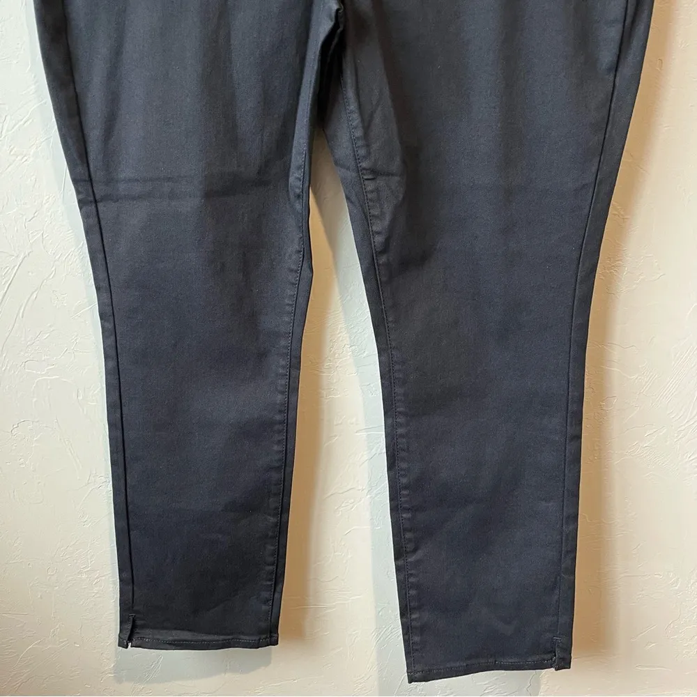 NYDJ women Ankle Pull-On skinny suit business casual career jeans minimalist‎ 16 - Image 9