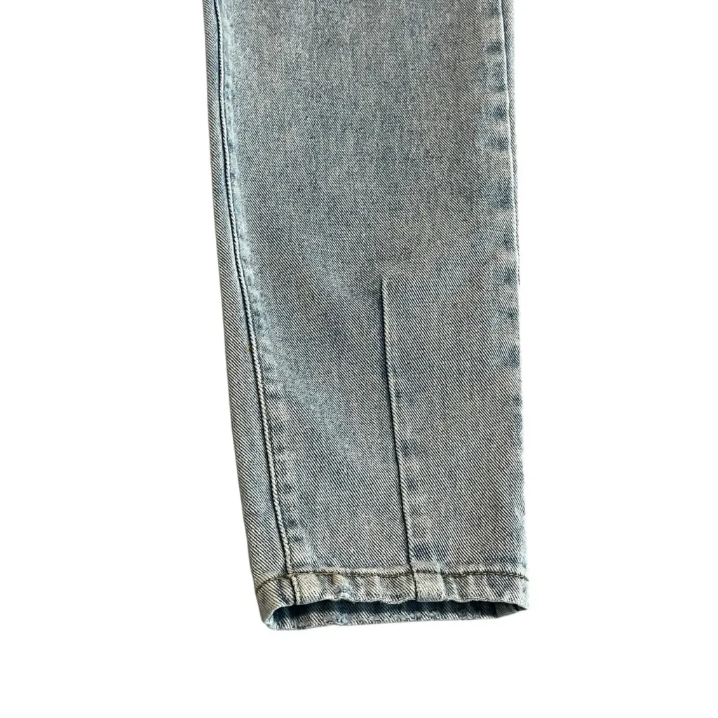 Simple Society High Rise Jeans Juniors Size 00/23 Light Blue Tapered Denim Pants - Image 3