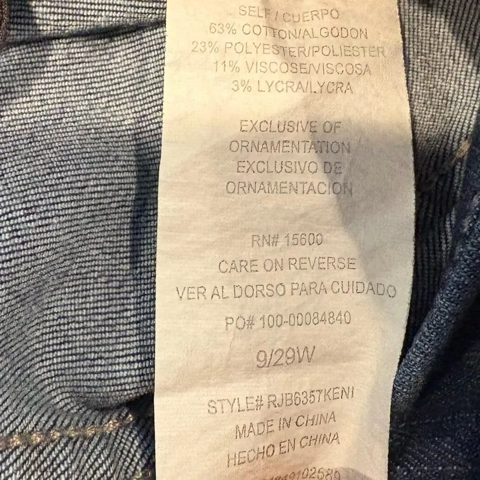 Rewind Pull‎ On Denim Mini Skirt Size 9/29 - Image 5