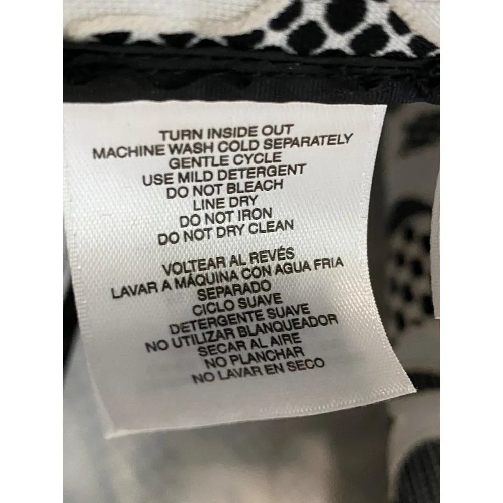 New Jones Studio Black White Floral Mid Length Embroidered Blazer Jacket Sz XS - Image 6