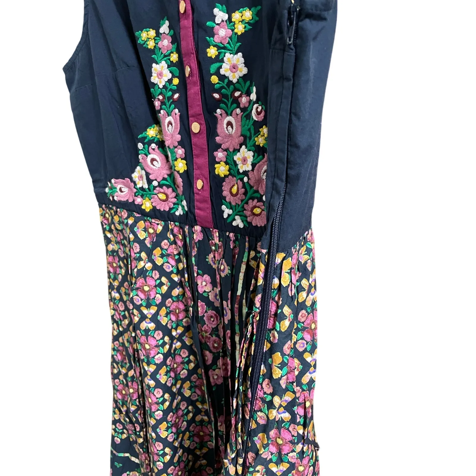 Modcloth Conversation Masterpiece A-line Dress Size Medium - Image 5