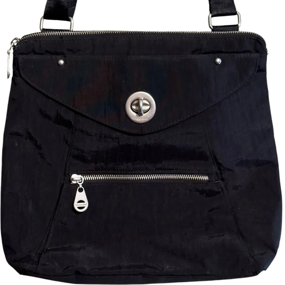 Baggallini Black‎ Nylon Shoulder Bag - Image 2