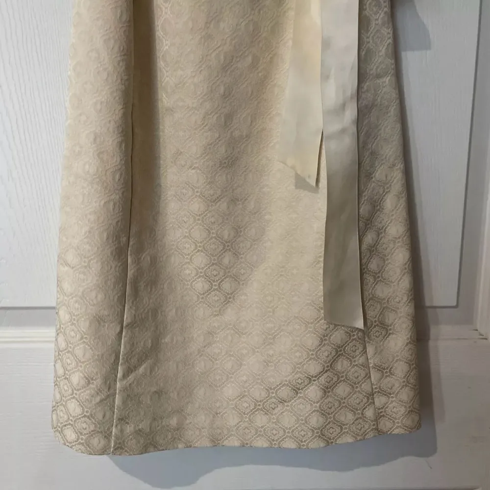 white house black market strapless cream color dress - Image 3