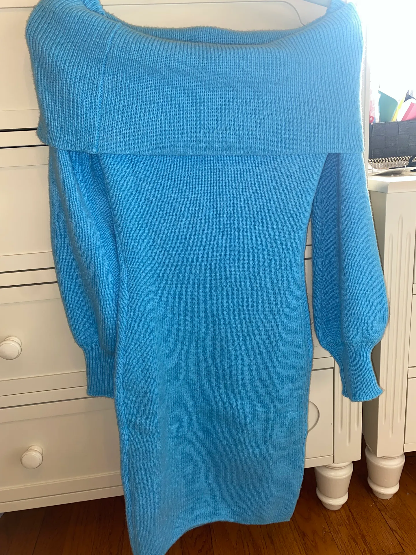 Light Blue Sweater Dress - Image 2