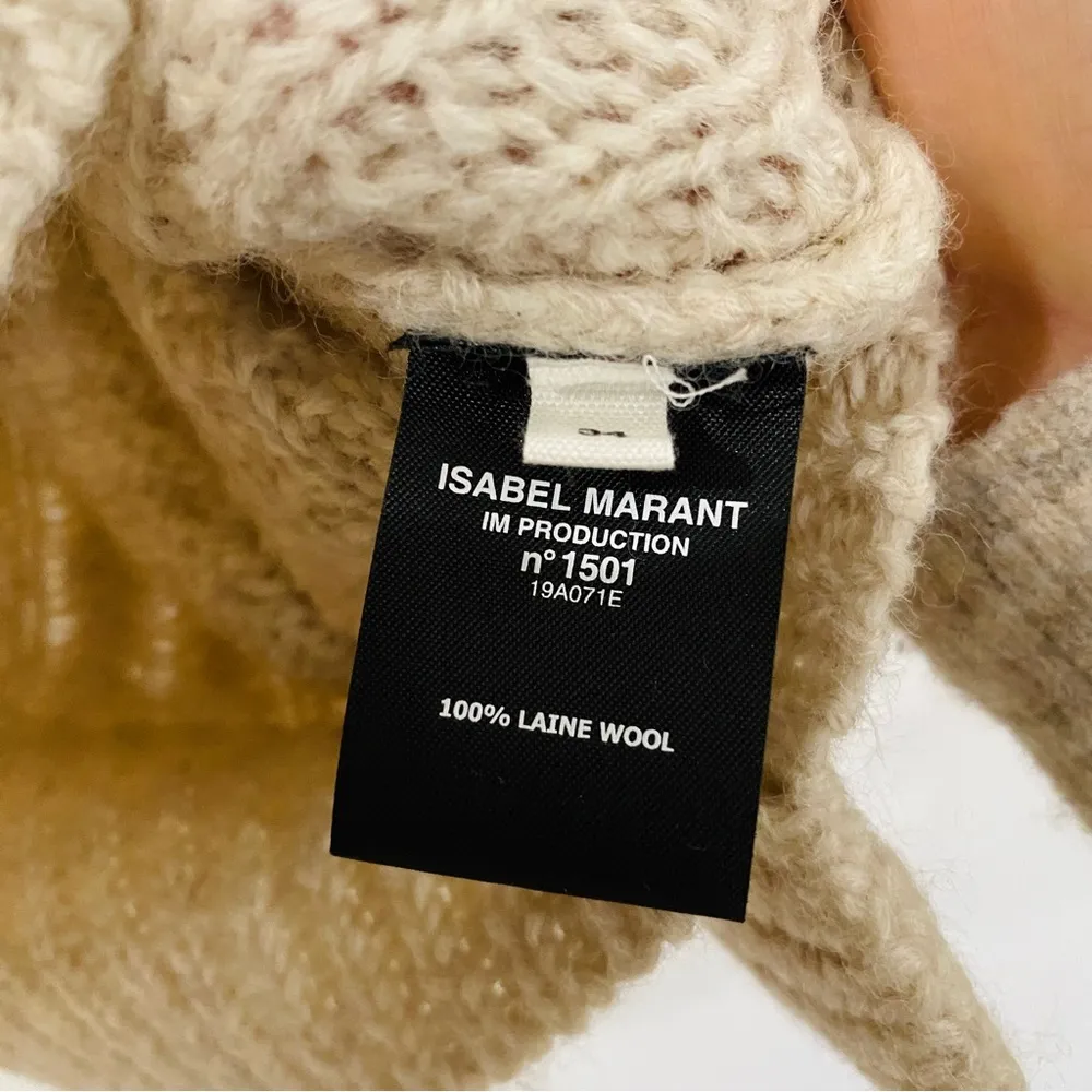 Isabel Marant Etoile 100% wool Cable Knit Sweater - Image 7