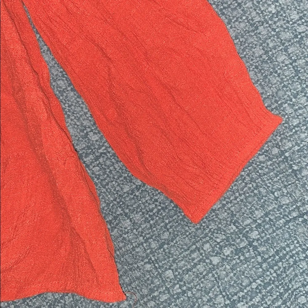 Plunging burnt orange/rust top Orange Size M - Image 4