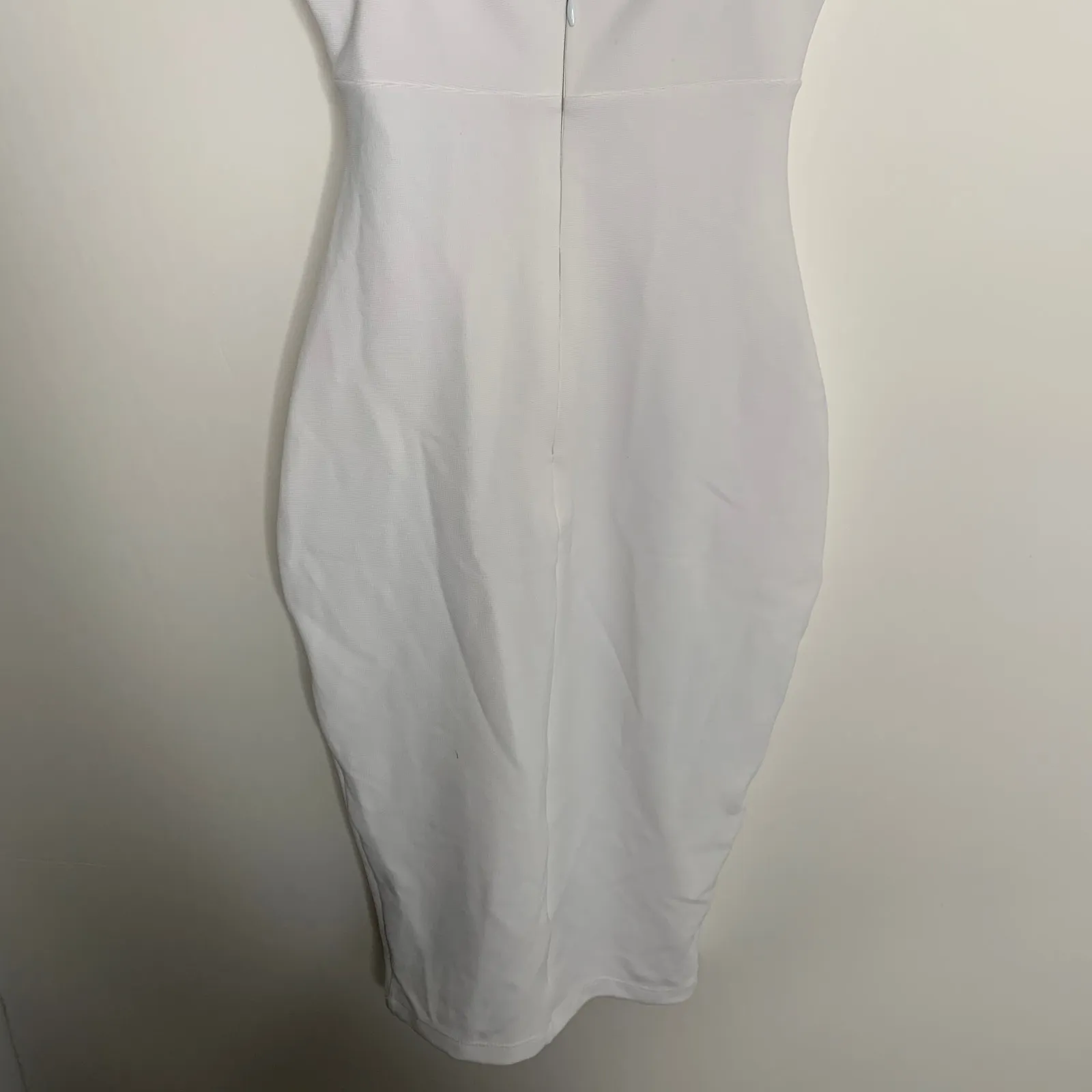 Nookie Bridget Bustier Midi Dress White Womens 8 New - Image 14