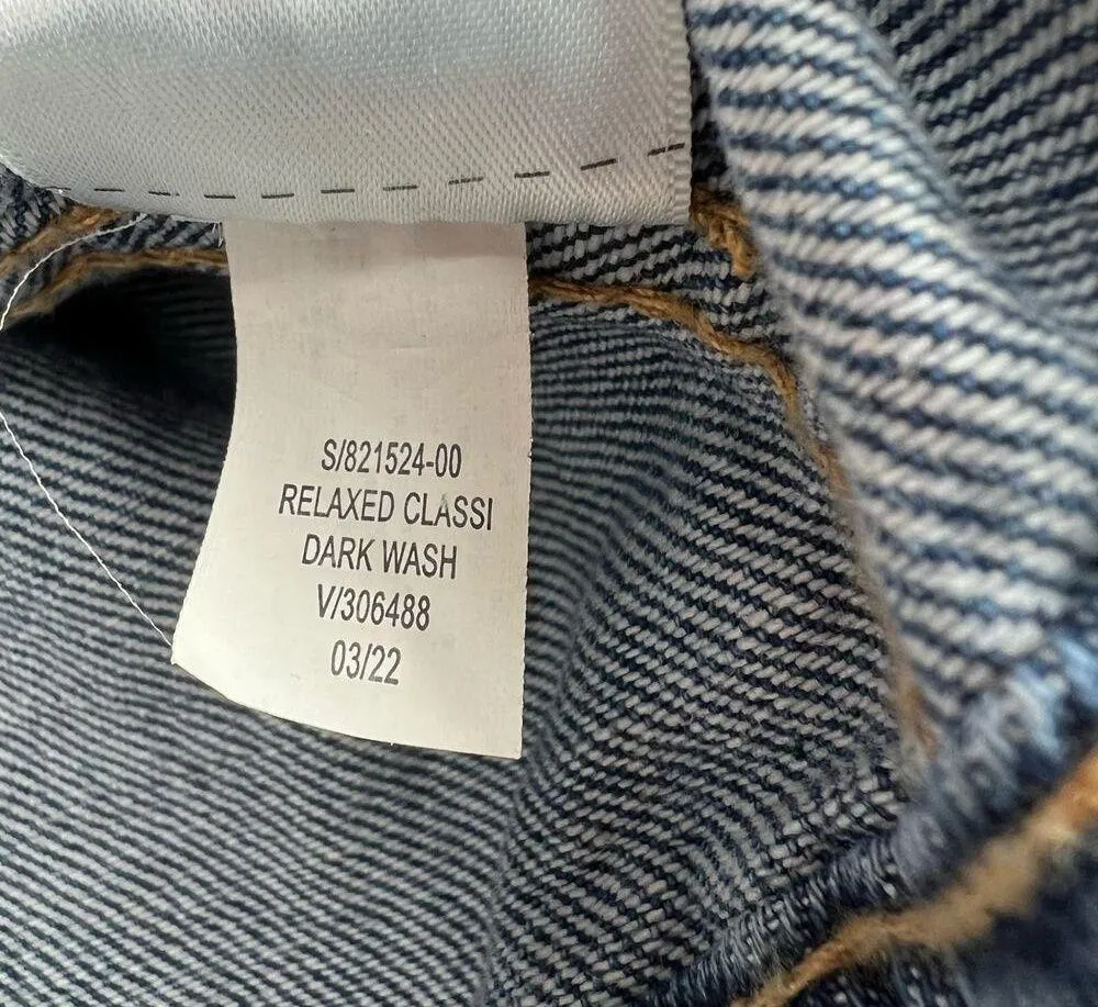 Old navy Classic Jean Jacket button front denim blue 100% cotton Women size XL - Image 9