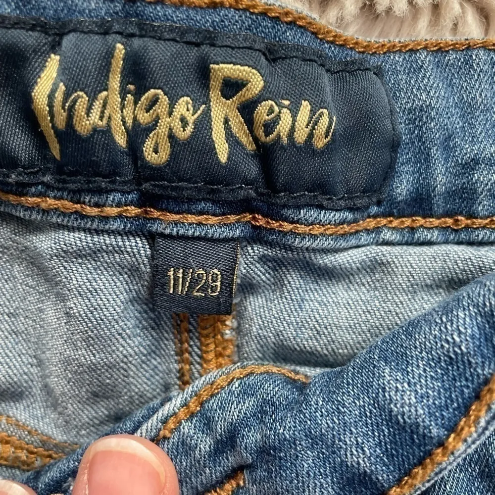 3/$30 Indigo rein Jean skirt - Image 2