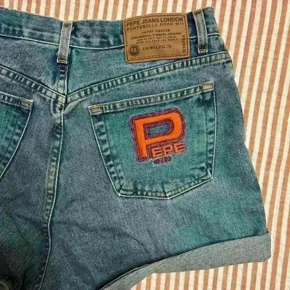 Vintage Pepe London Denim Shorts 90’s Denim shorts size 30 - Image 11