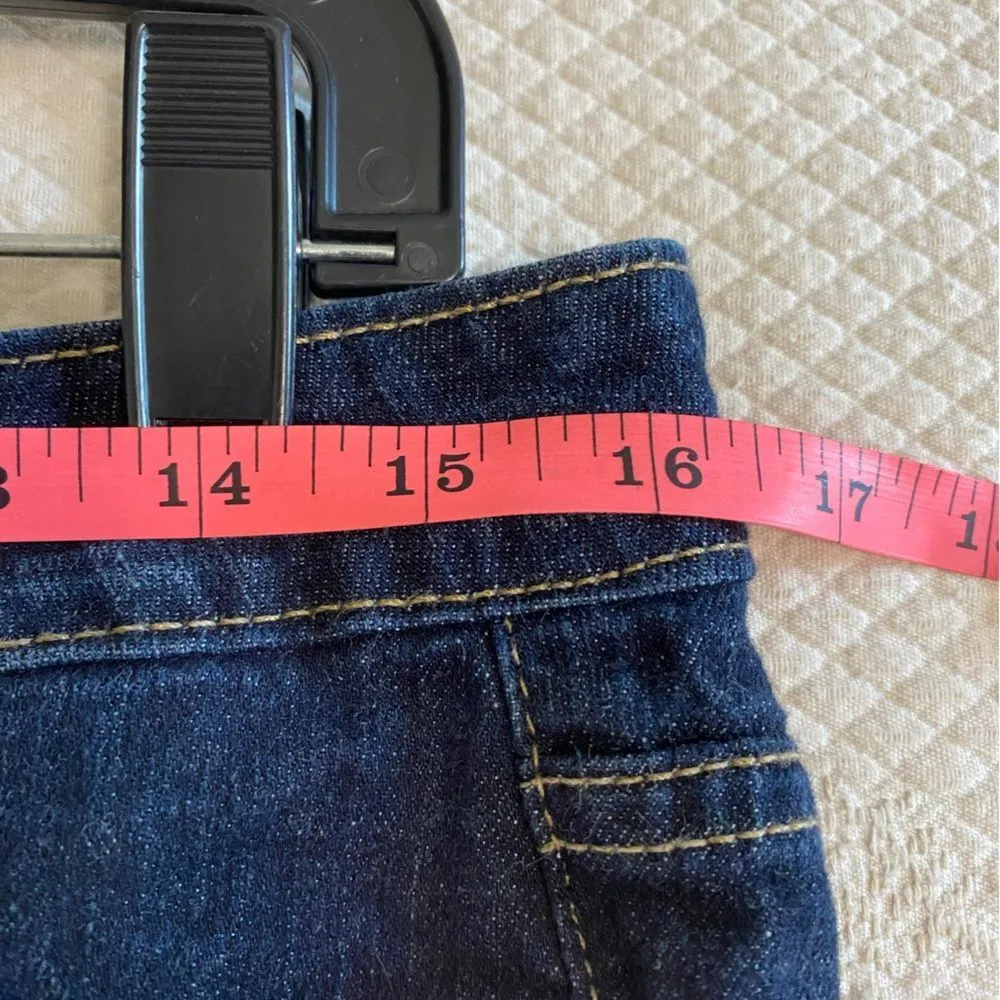 Paige Jimmy JImmy Dark Denim Jean Shorts Size28” - Image 6