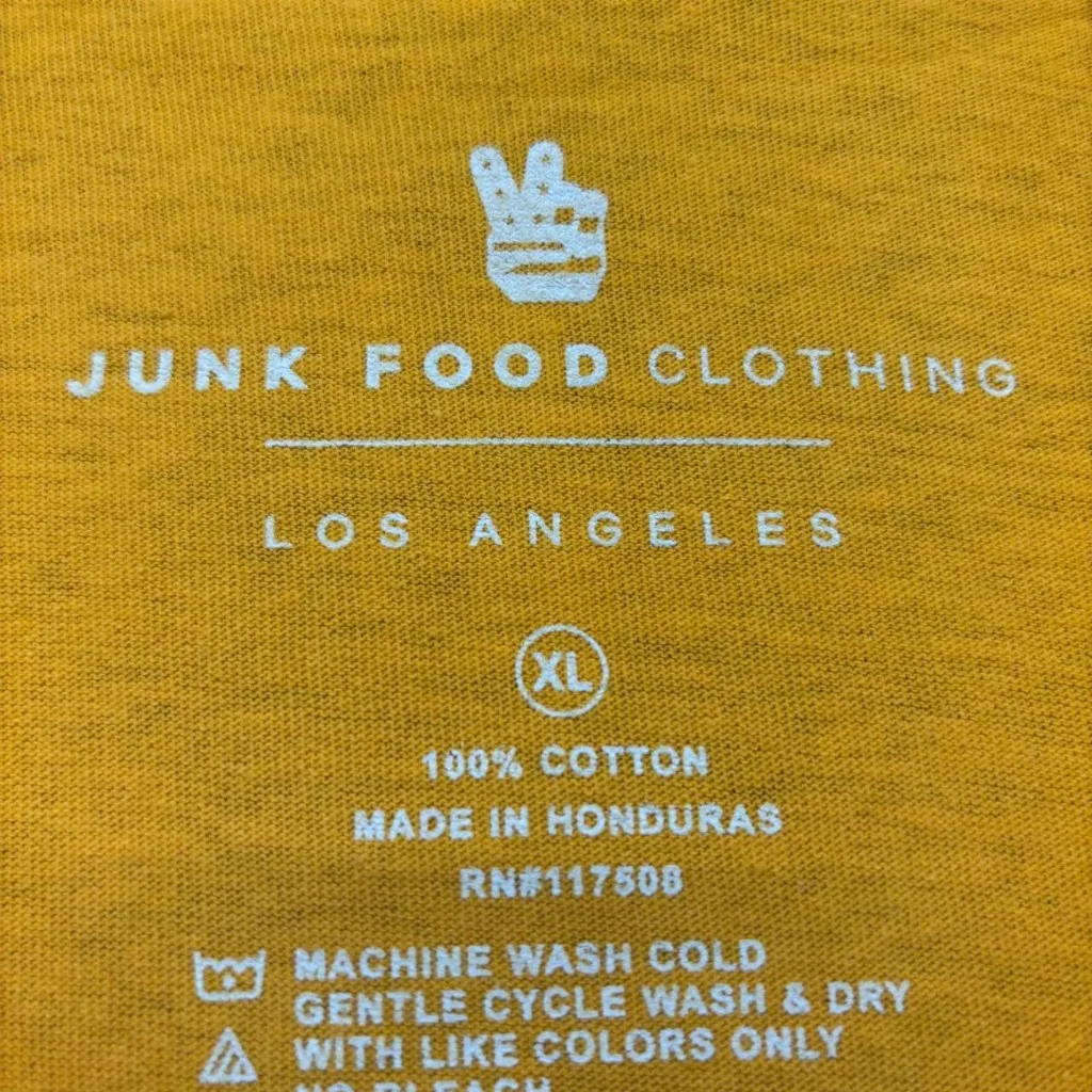 Grateful Dead yellow Crop Top Size Extra Large  - Image 4