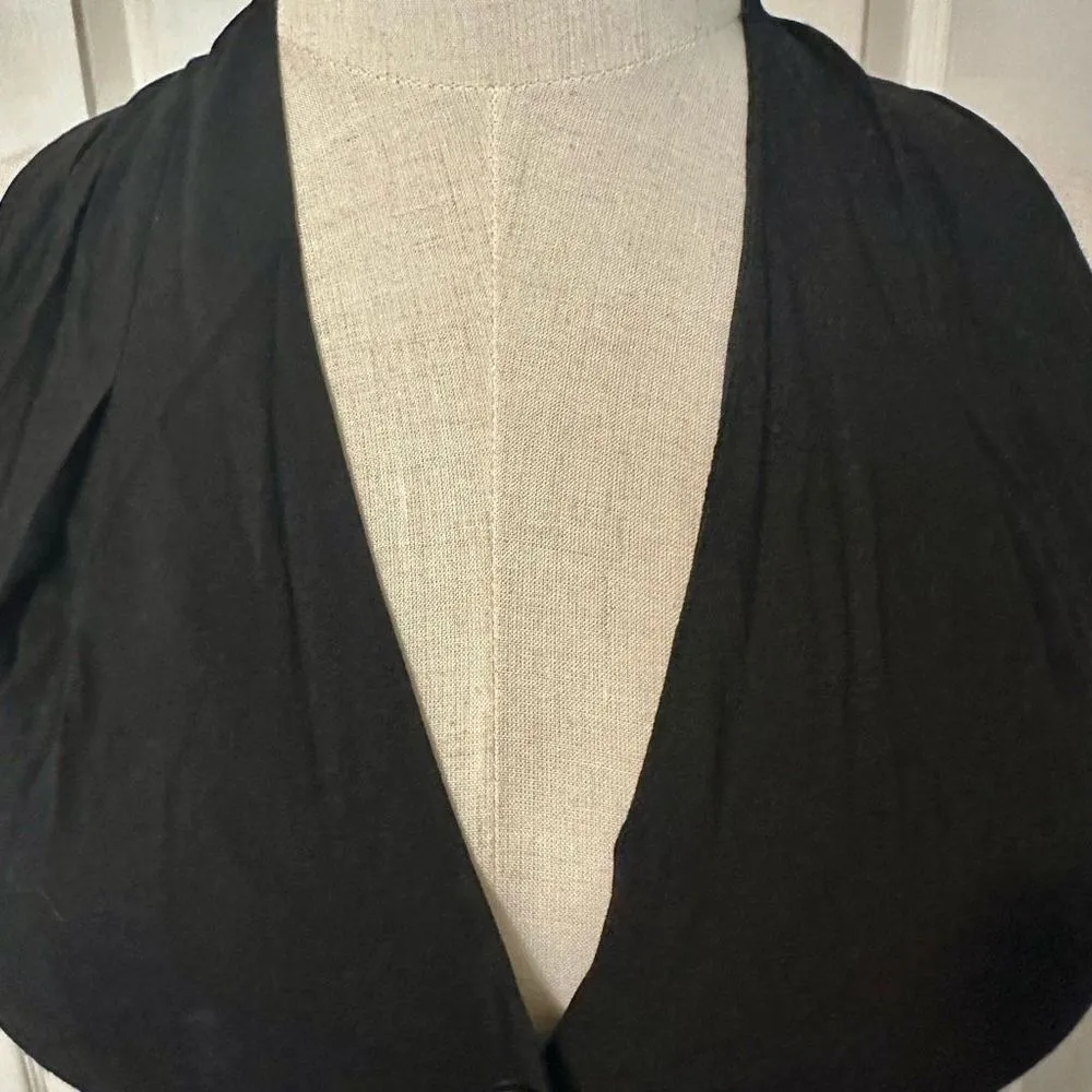 Bethany Cosentino for Urban Renewal black sleeveless cut out back mini dress - Image 4