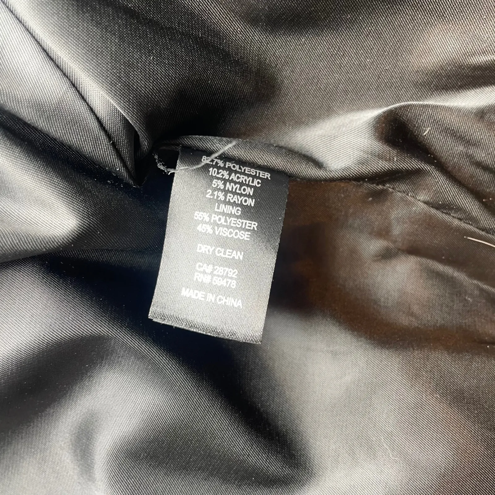 House of Harlow 1960 Cropped Tweed Jacket – Black & Cream – Size S - Image 8