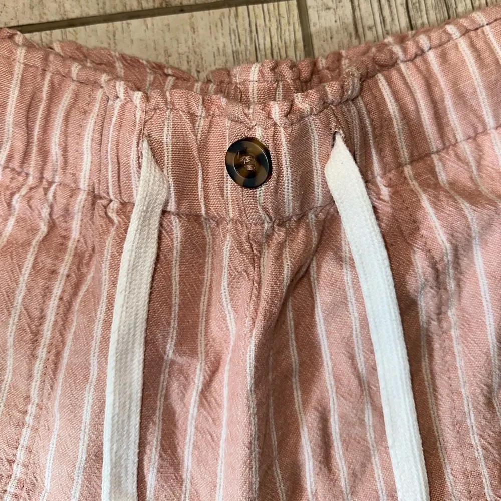 Pink Striped Streetwear Society Shorts - Image 3