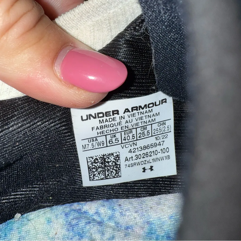 Under Armour Project Rock 5 "Girl Dad" Hoovr Training‎ Shoes Pink Purple W9 - Image 5