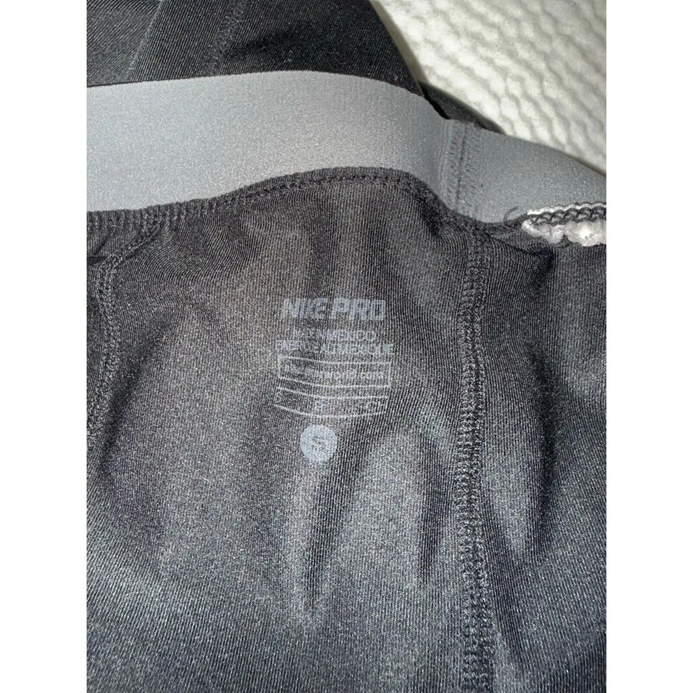 Nike Pro Dri Fit Capri Leggings Womens Small Black Running Gym Athletic Lot Of 2 - Image 10
