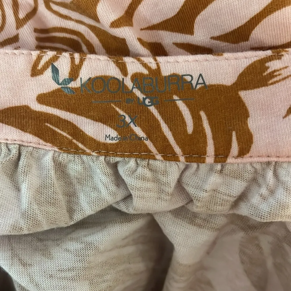 Koolaburra by UGG Jersey Tiered Lounge Dress  . Size 3X - Image 6