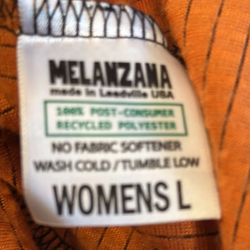 Melanzanna Micro Grid Hoodie V2 Orange - Image 2