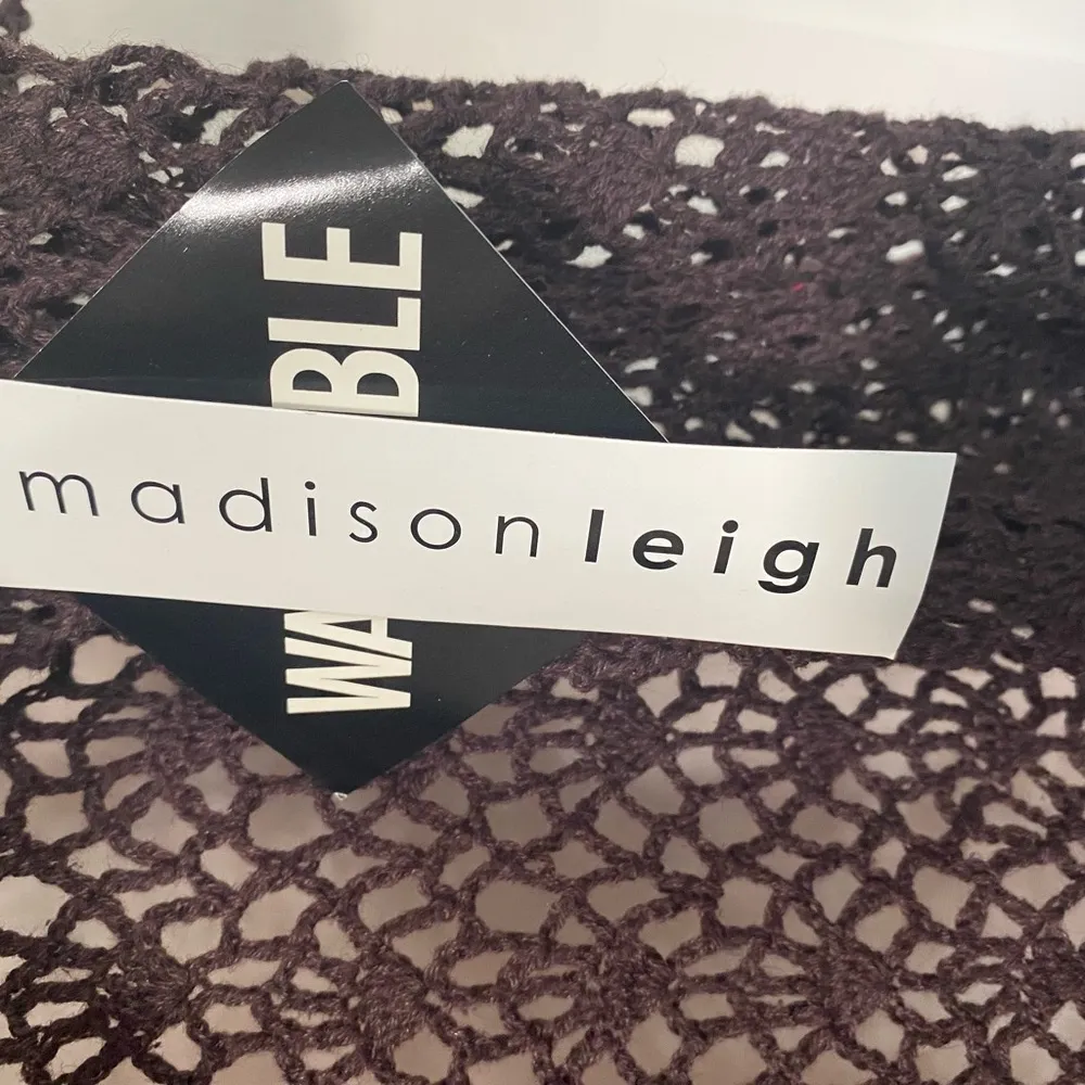 Madison Leigh Dark Brown Crochet Top - Image 4