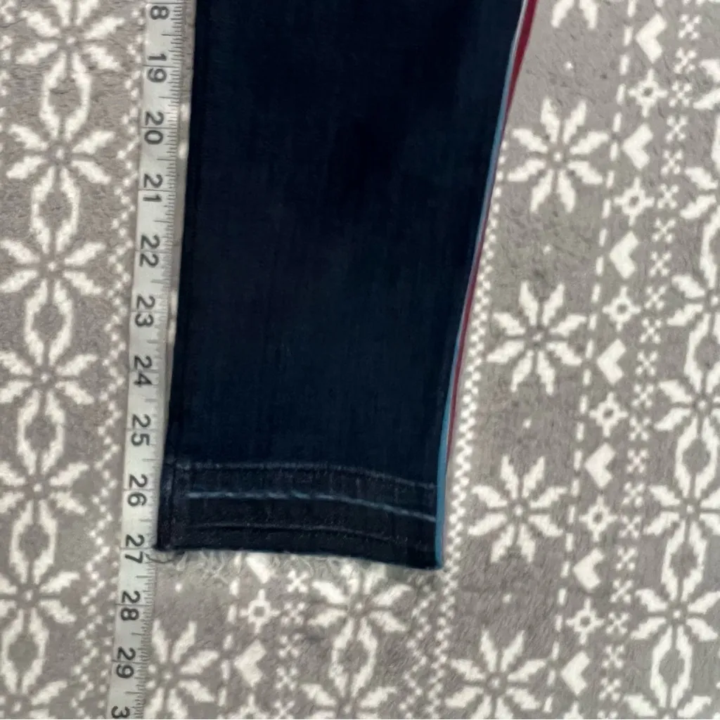 New Veronica‎ Beard Debbie 10" Skinny Midnight with Fray And Tux Size 26 - Image 5