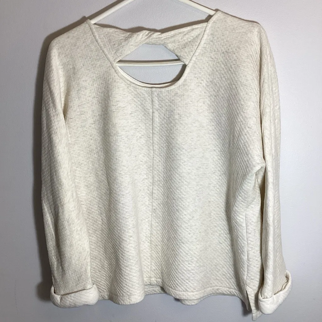 Talbots Ivory Knit Top - Image 4