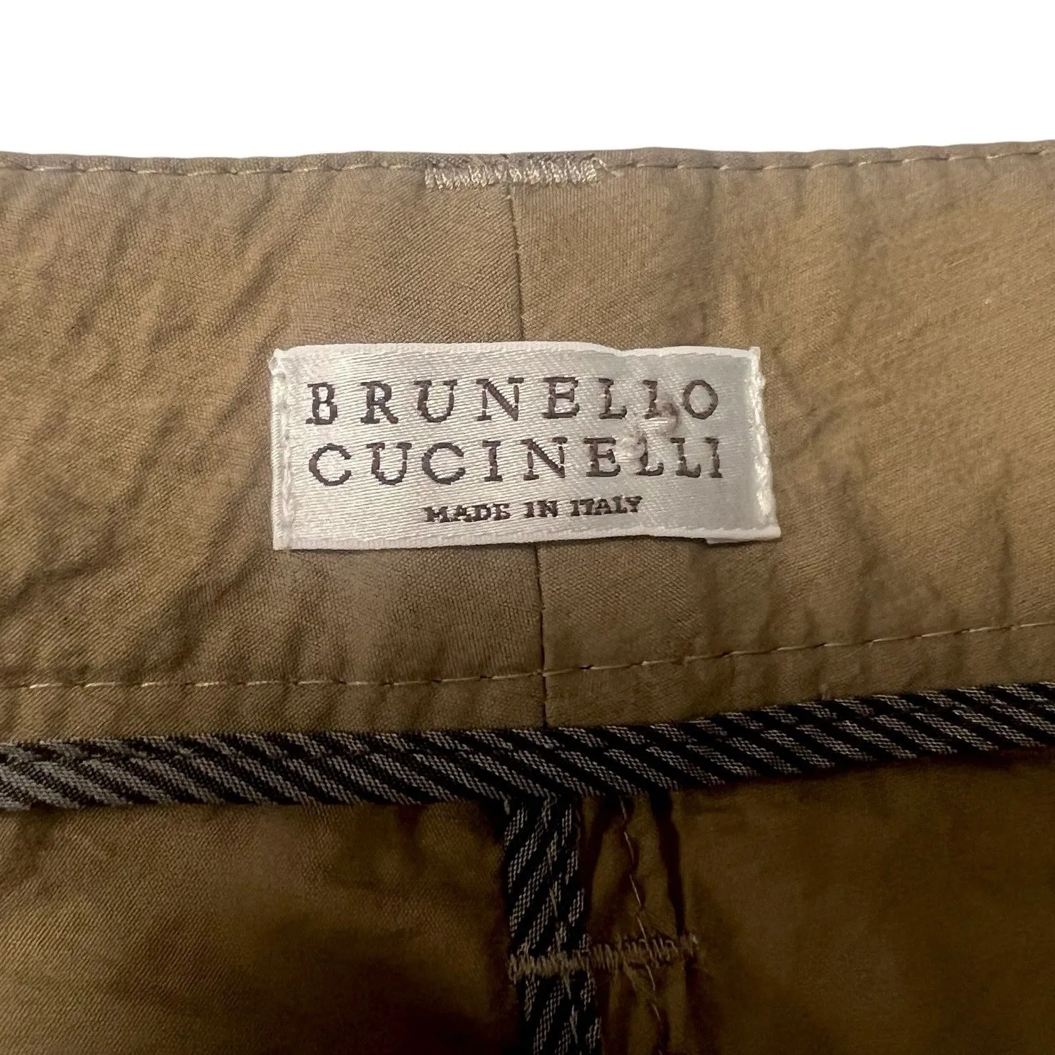 BRUNELLO CUCINELLI Exaggerated Wide Leg Palazzo Trouser Pants Brown Size US 8 - Image 6