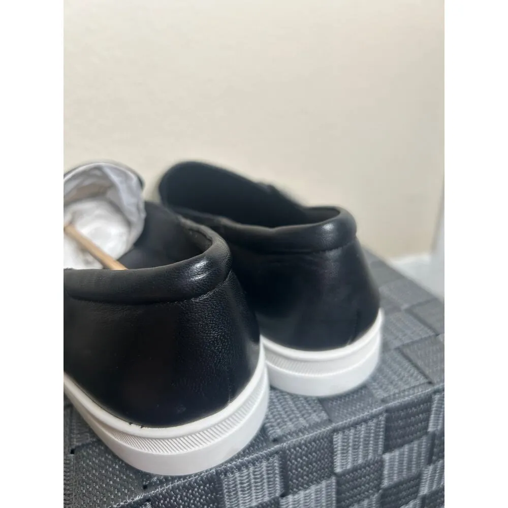 NEW 27 Edit Naturalizer Tyra Slip On Women's Size 7.5 Black Leather Shoes Office - Image 11