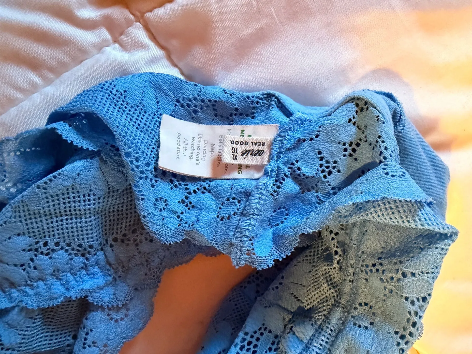 Blue Aerie Bralette Lace - Image 2