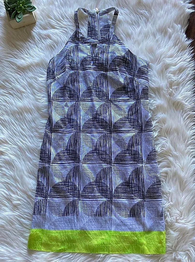 Lime Punch T-back Shift Dress - Image 4