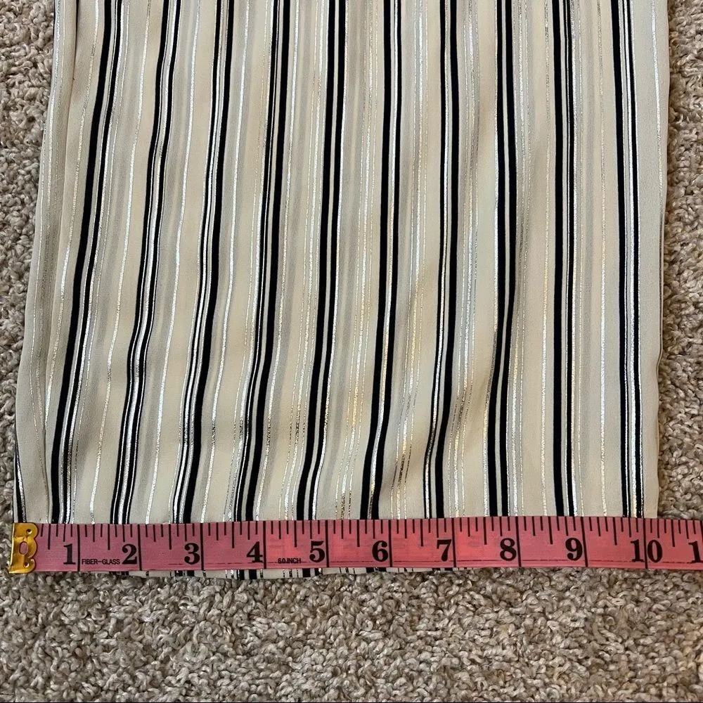 Zara Striped Paper Bag Culottes Size S - Image 10