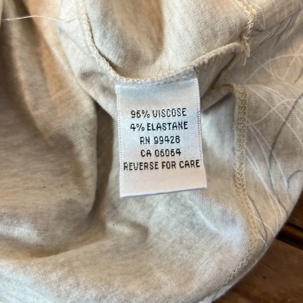 Women’s Bugatchi polo shirt top pullover short sleeve size small Tan - Image 7