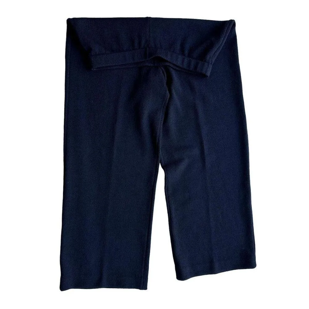 St John Collection Pants Size 10  Black Elastic Stretch Waist High Rise … - Image 5