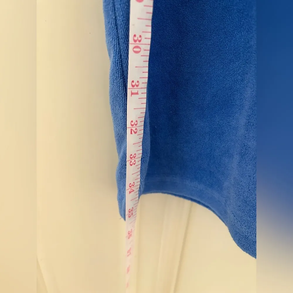 Aritzia TNA Blue Terry Cloth Mini Dress Size Large - Image 6