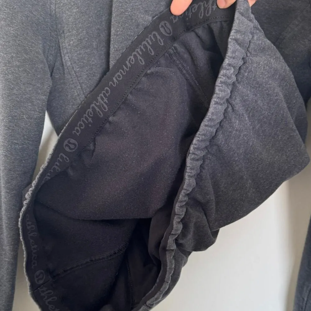 Lululemon After All Pullover in Heathered Black Size 6 - Image 8