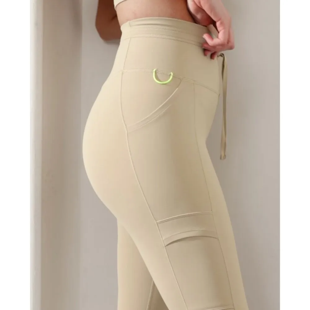 Athleta S Salutation Cargo Tight Medium Moss Small - Image 4