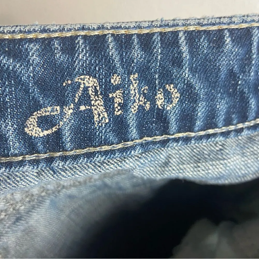 Silver Jeans Size 29/31 Aiko Distressed Bootcut Medium Wash - Image 6