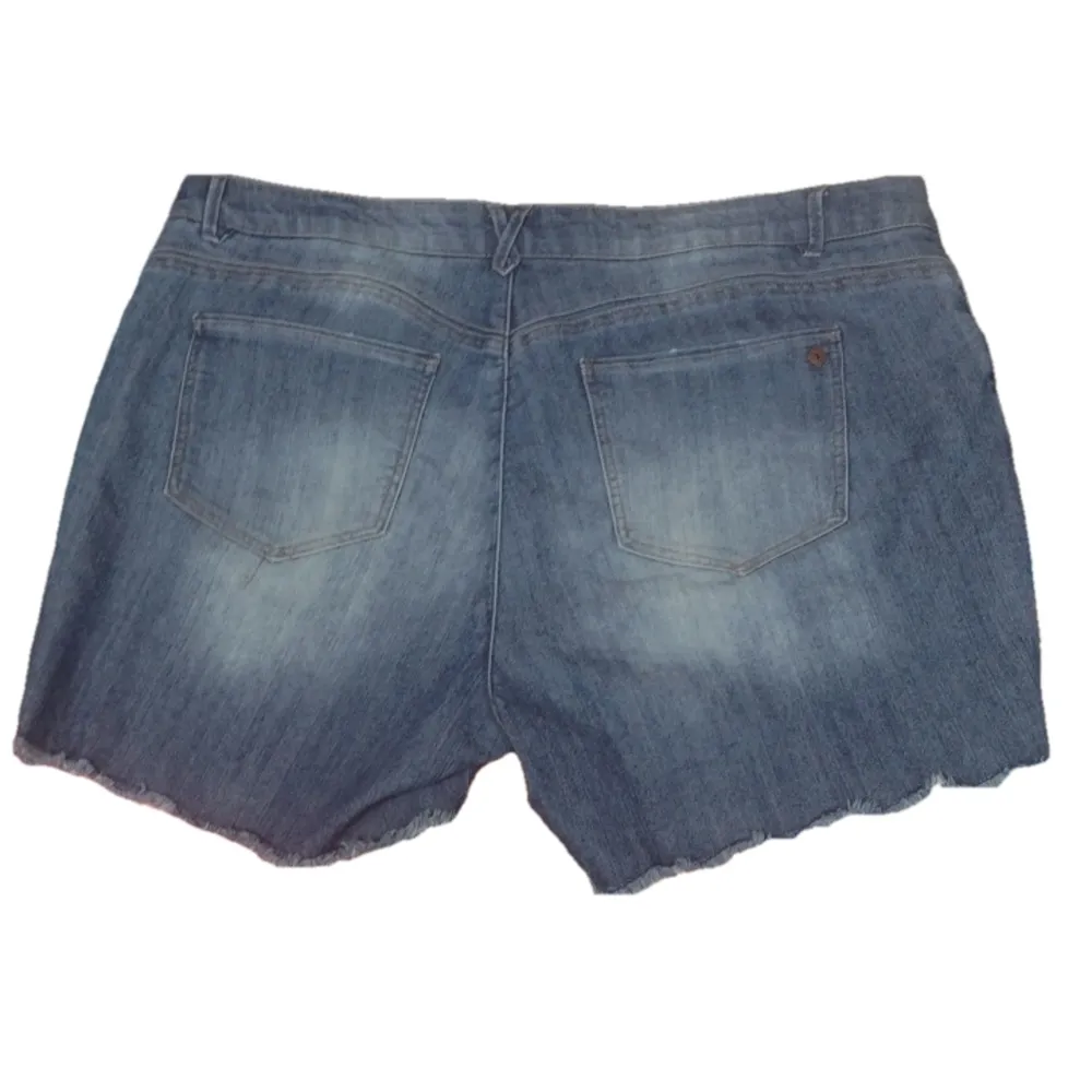Democracy ab technology denim shorts size 24w - Image 3