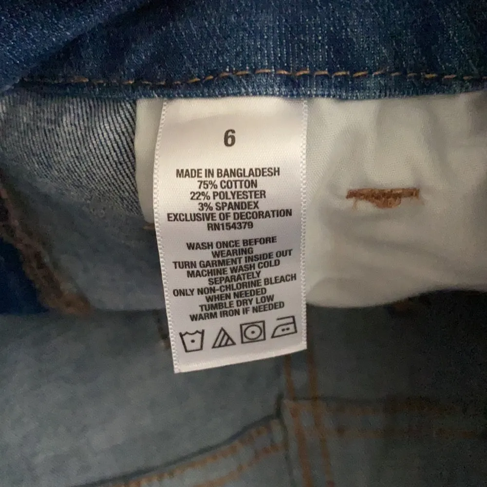 NWOT aeropostale high rise curvy 3” denim shorts - Image 6