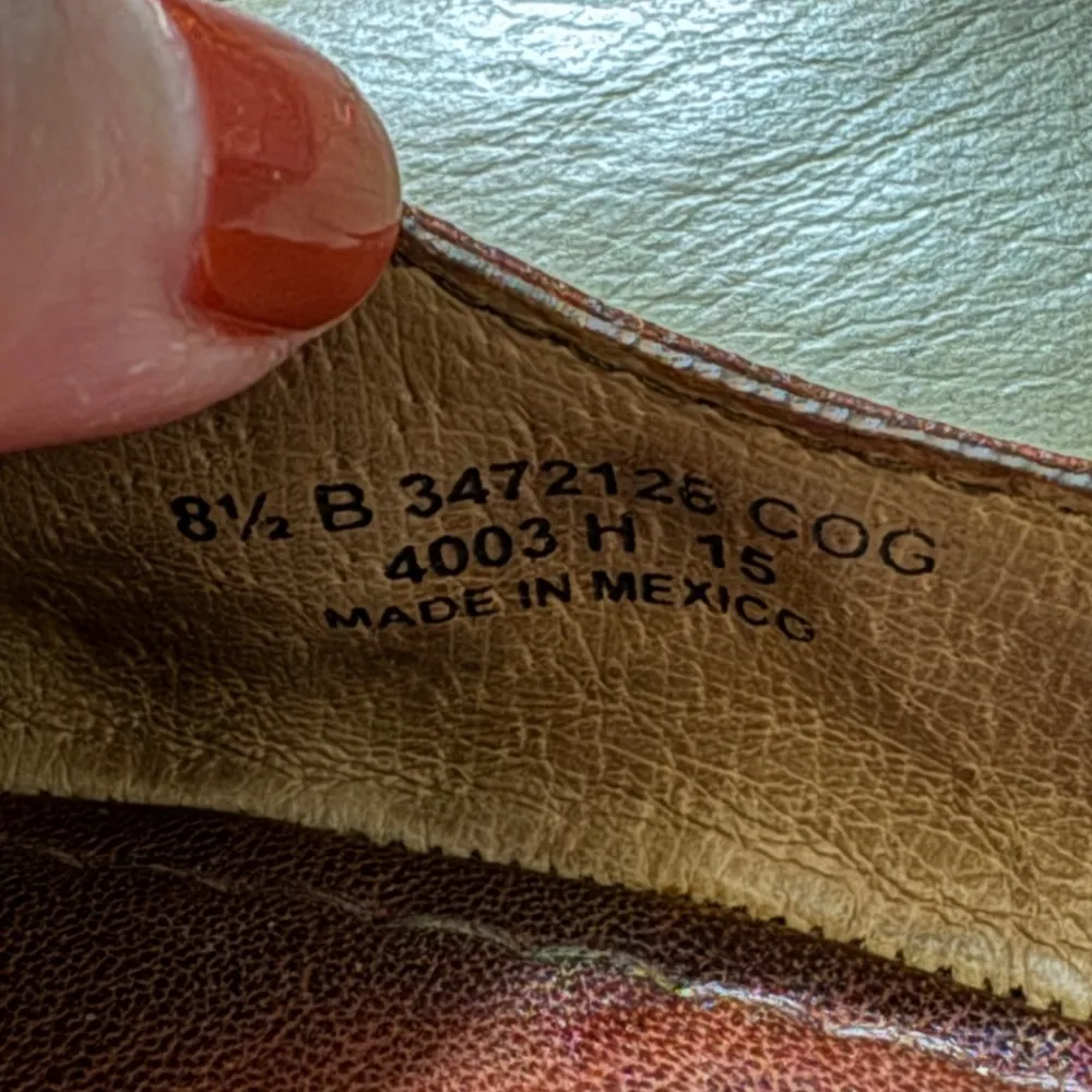 Frye Carrie Brown Leather Ballet Flats Shoes 8.5 Women’s - Image 8