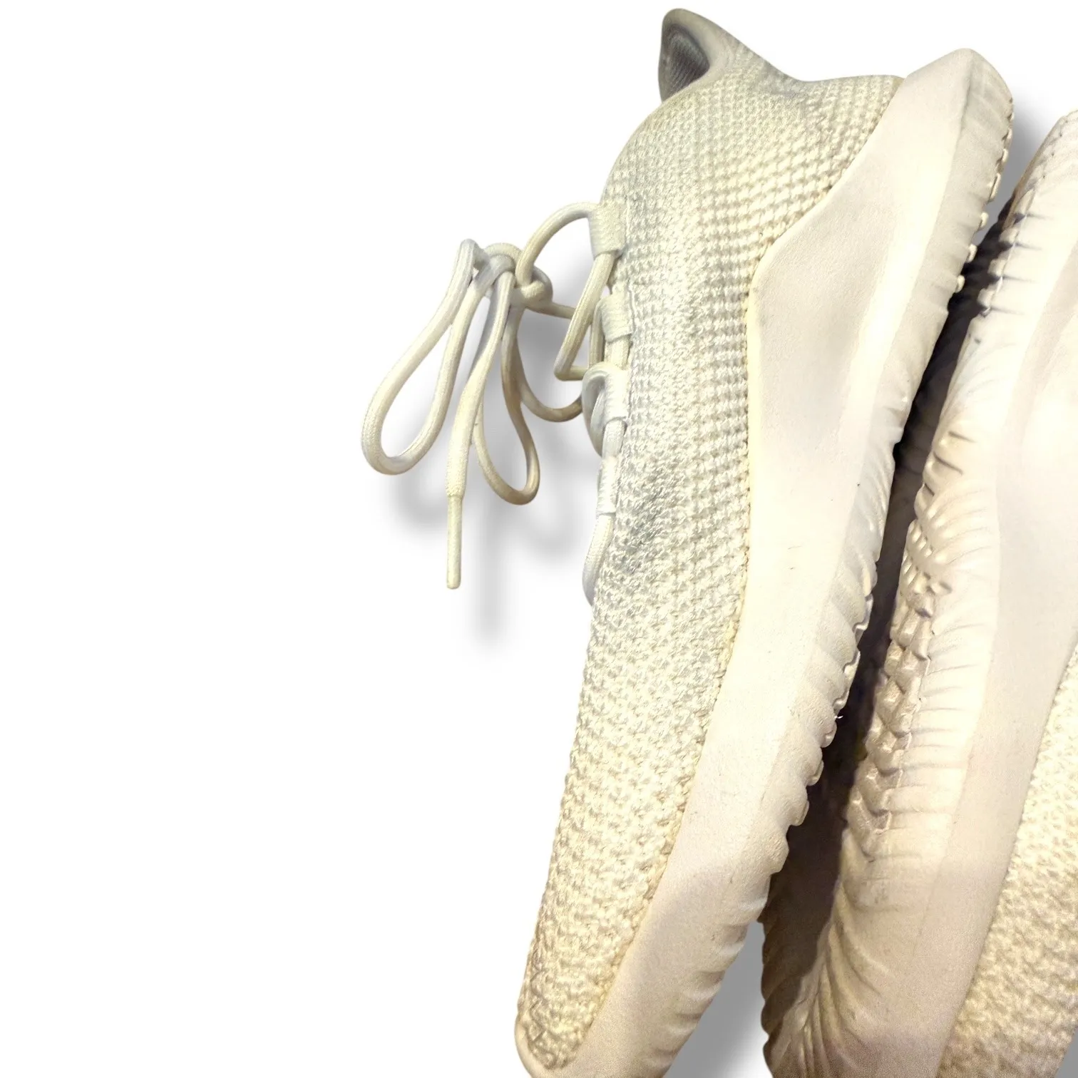 Adidas Tubular Shadow Knit Sneakers Women's Size 7 White Lightweight Running - Image 9