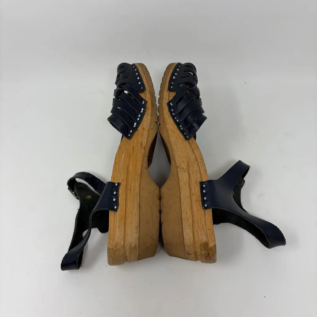 Troentorps Anna Clogs Size 40 or US 10/10.5 Blue - Image 4