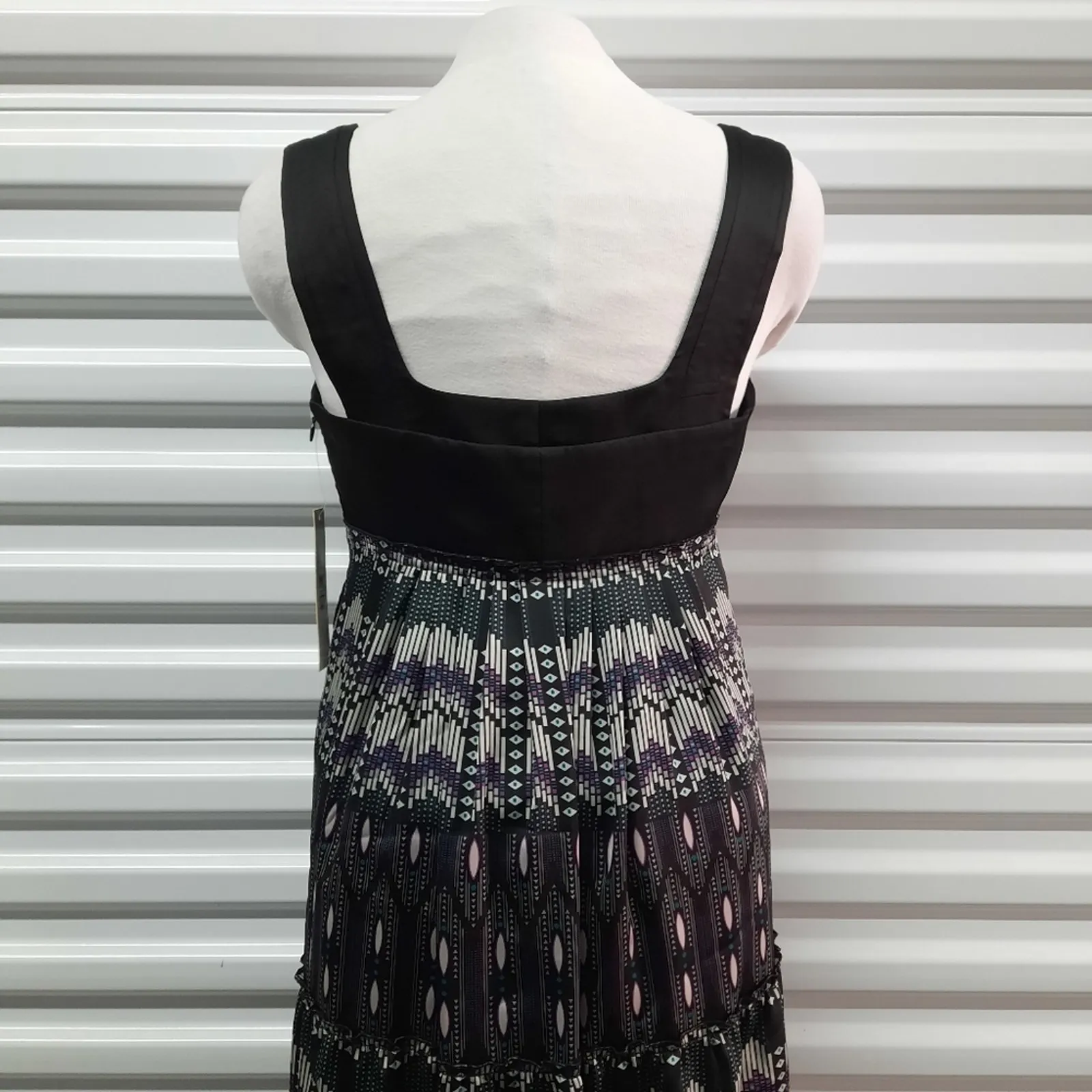 Gianni Bini Dress Women's Size 4 Black Sleeveless Baby Doll Retro Coquette Girl - Image 6