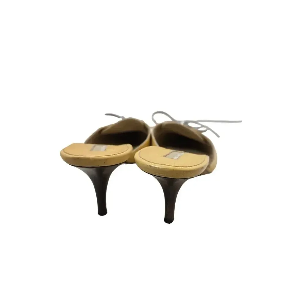 Michael Kors Mule Butter Yellow Size 8.5 - Image 4