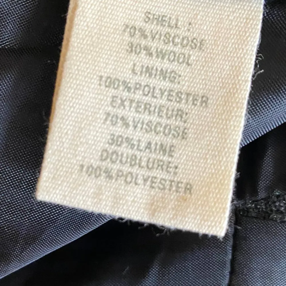 Elizabeth James Wool Blend Blazer Fitted 2 Button Single Breasted Womens Size 2 - Image 6