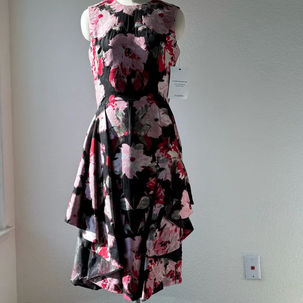 nwt Alexander McQueen jacquard floral dress - Image 10